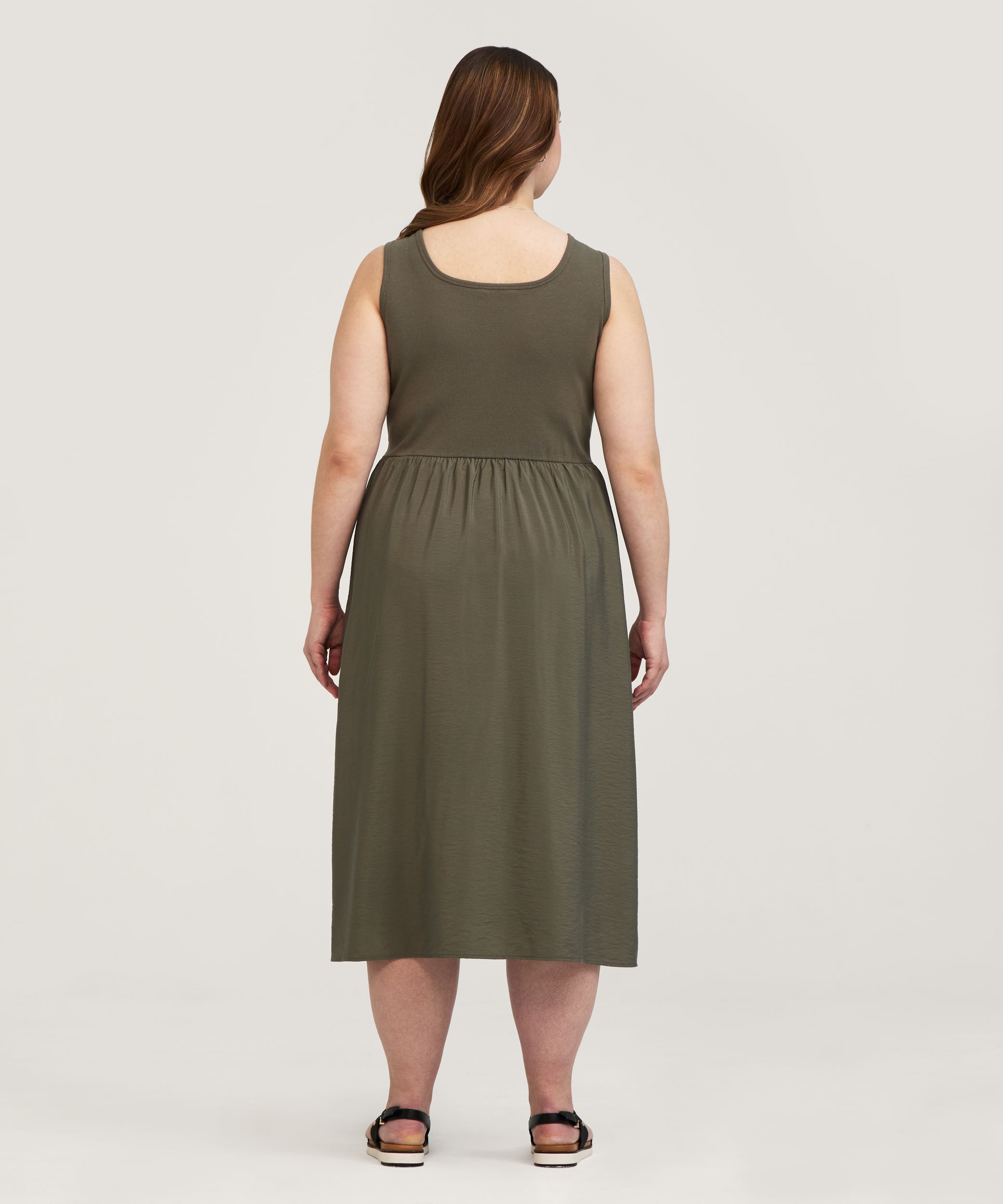 Denver Hayes Women's Mix Media Midi Dress