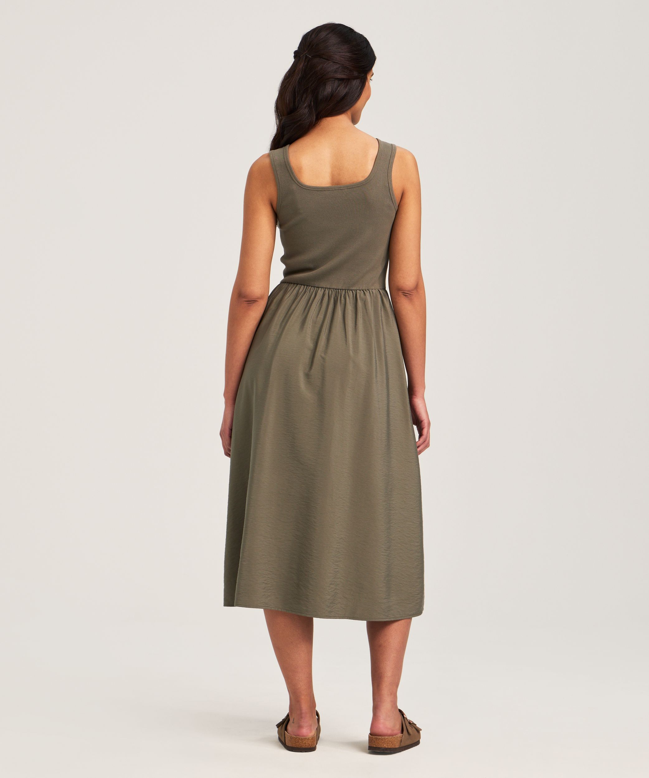 Denver Hayes Women's Mix Media Midi Dress