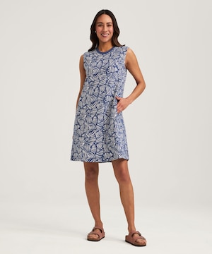 Robe t-shirt style débardeur en tricot pour femmes, FarWest