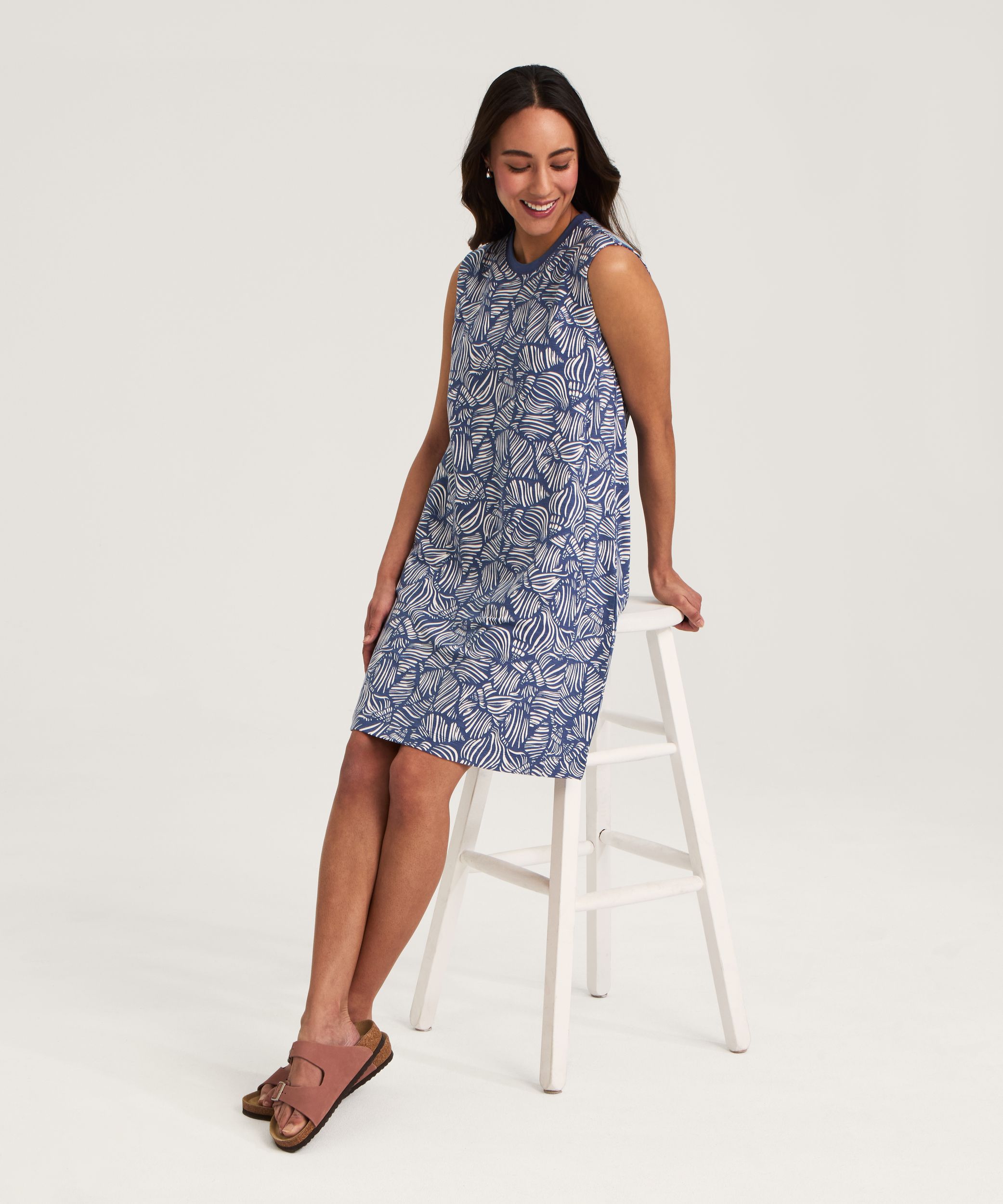 FarWest Women's Tank Knit T Shirt Dress