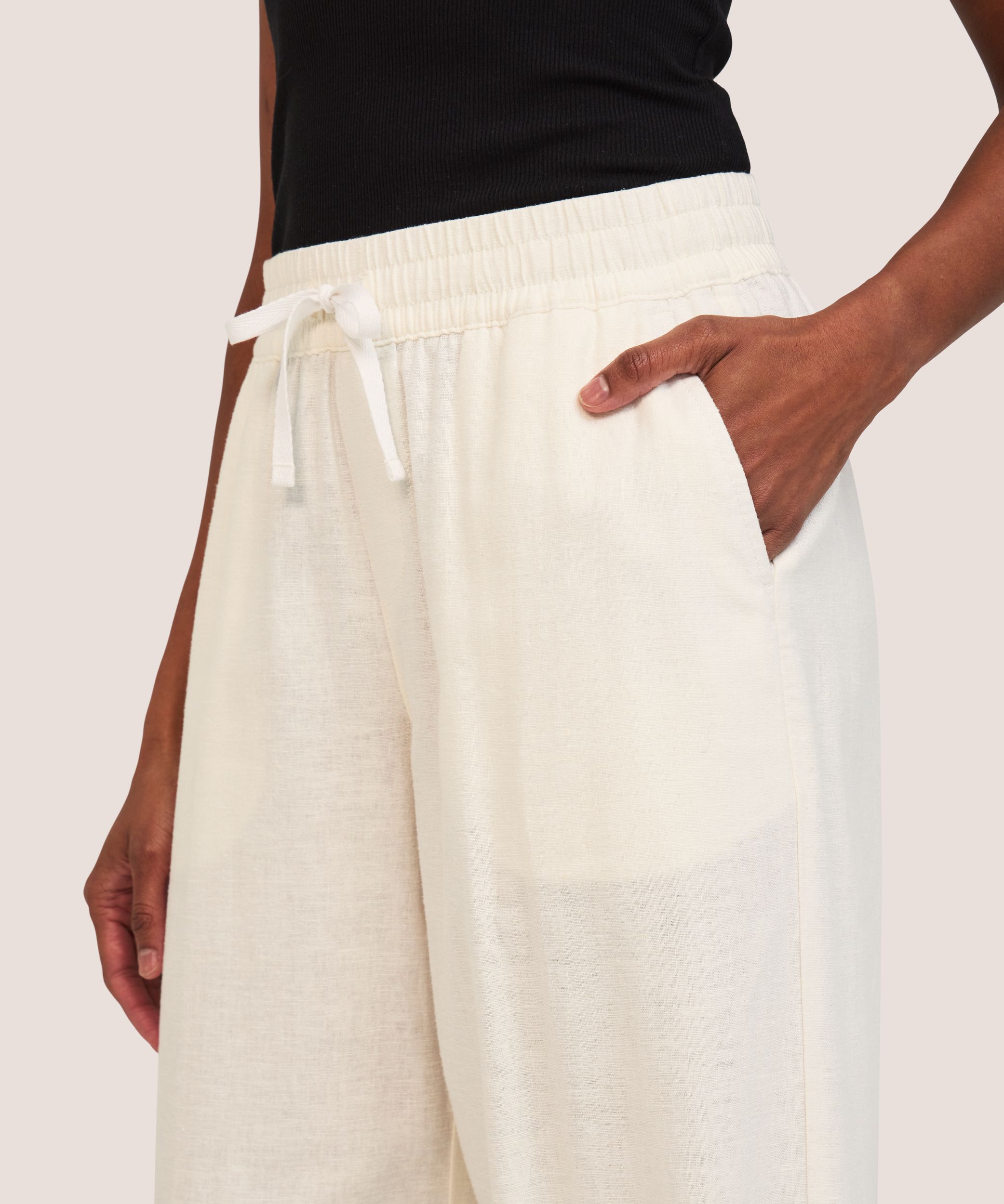 Pantalon en lin pour femmes, Denver Hayes