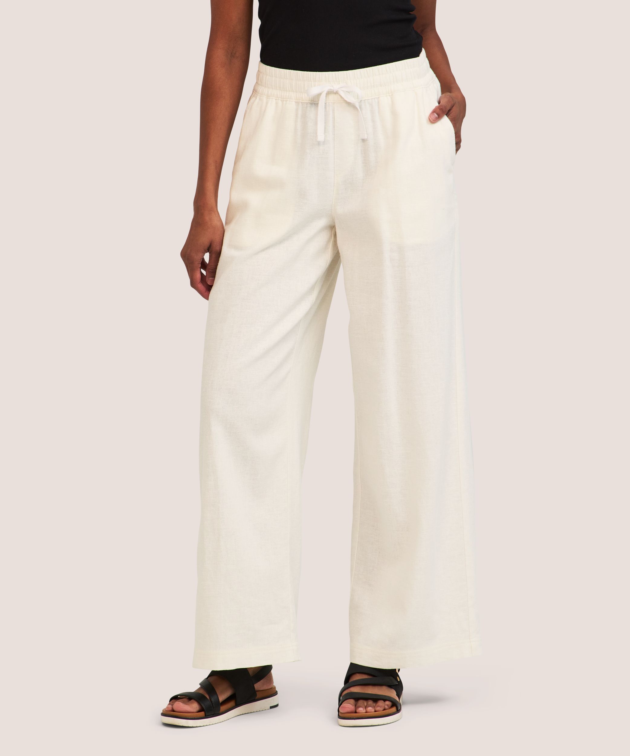 Pantalon en lin pour femmes, Denver Hayes