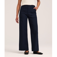 Denver Hayes Women's Wide Leg Stretch Twill Pant