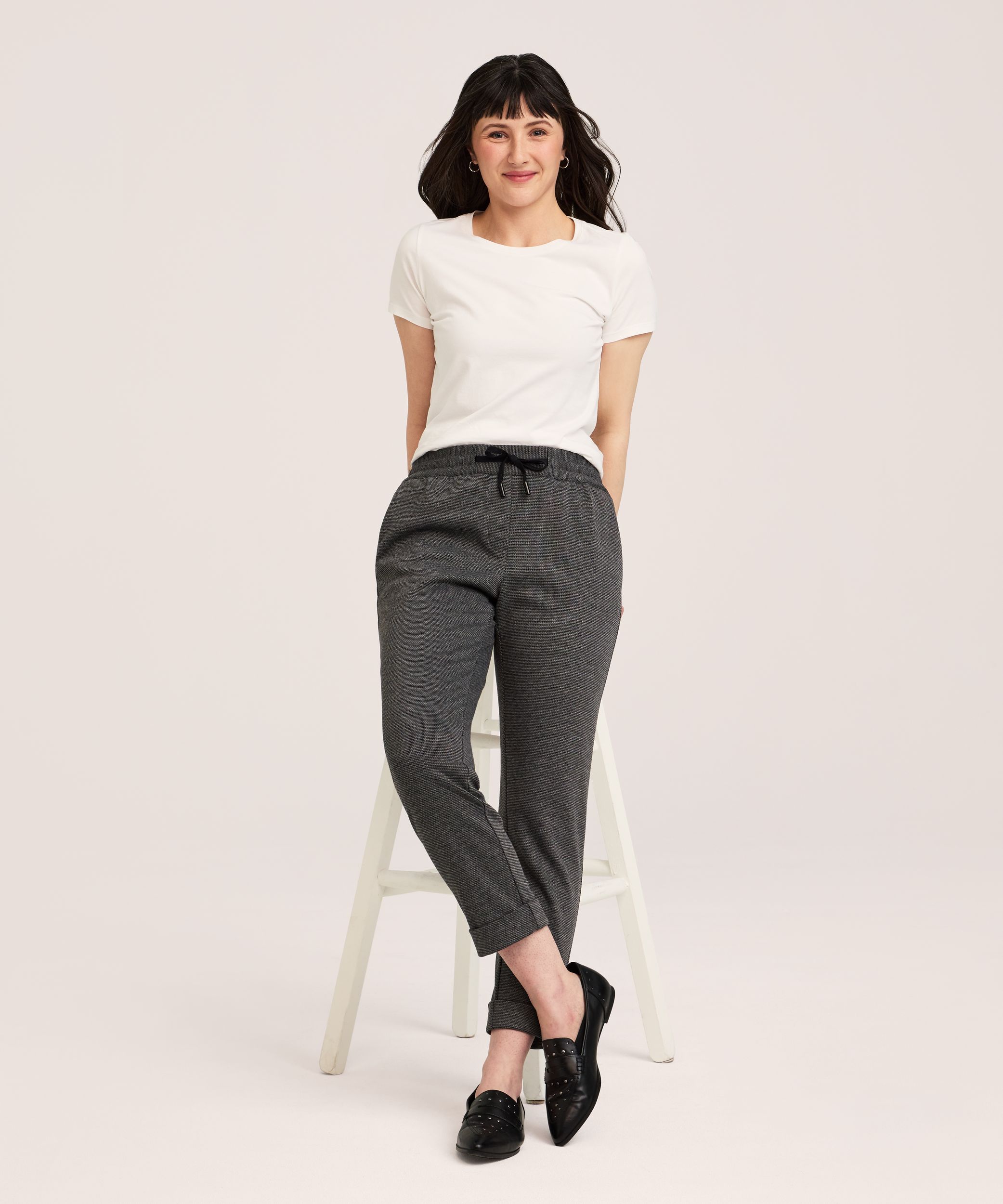 Denver Hayes Women's Easy Pull On Knit Pants