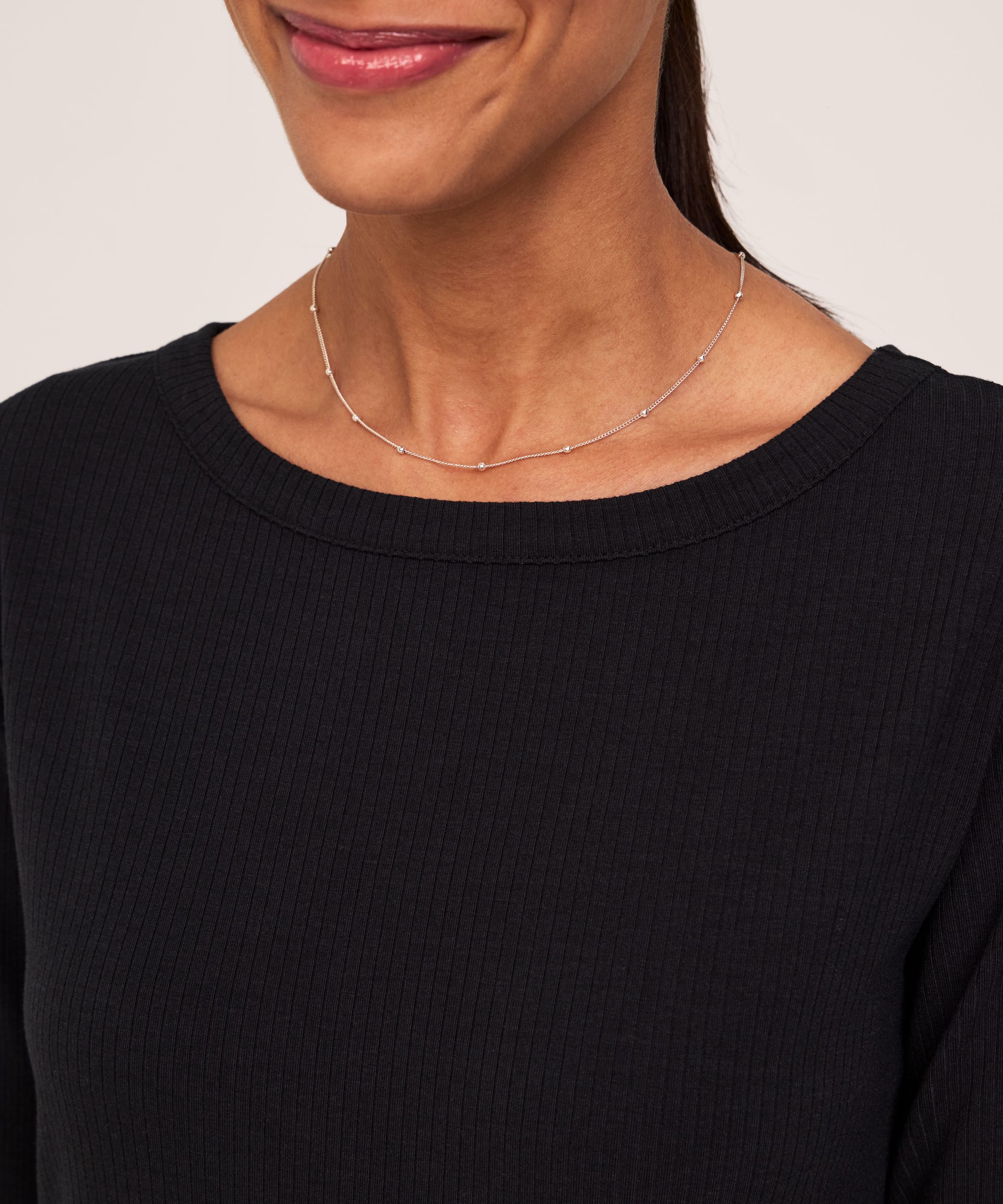 Robe en tricot côtelé et à encolure bateau pour femmes, Denver Hayes