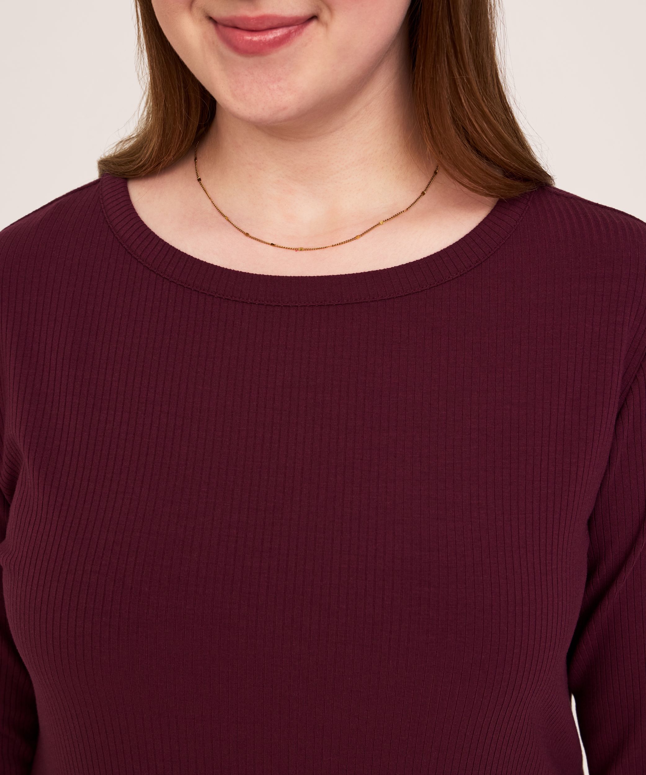 Robe en tricot côtelé et à encolure bateau pour femmes, Denver Hayes