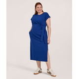 Robe en tricot à nouer sur le devant pour femmes, Denver Hayes