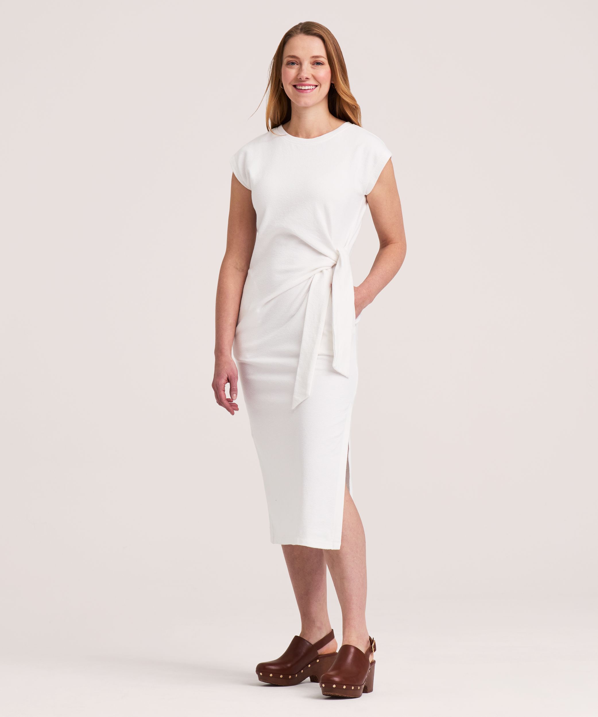 Denver Hayes Women's Front Tie Knit Dress