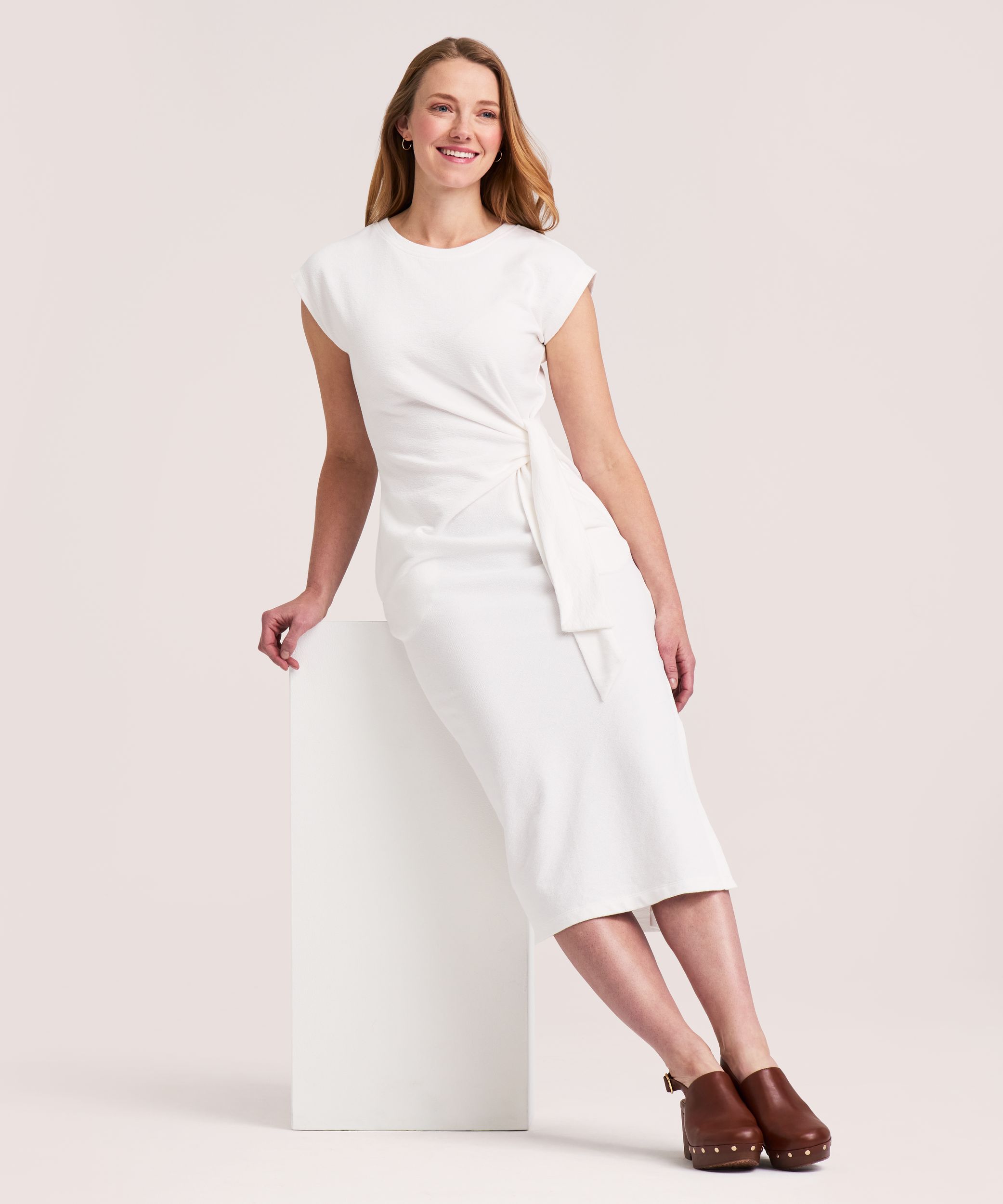 Denver Hayes Women's Front Tie Knit Dress