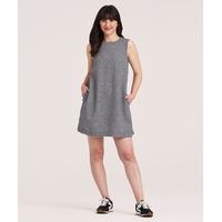 Robe droite en lin sans manches pour femmes, Denver Hayes Front_Flat