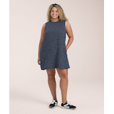 Denver Hayes Women's Sleeveless Linen Shift Dress