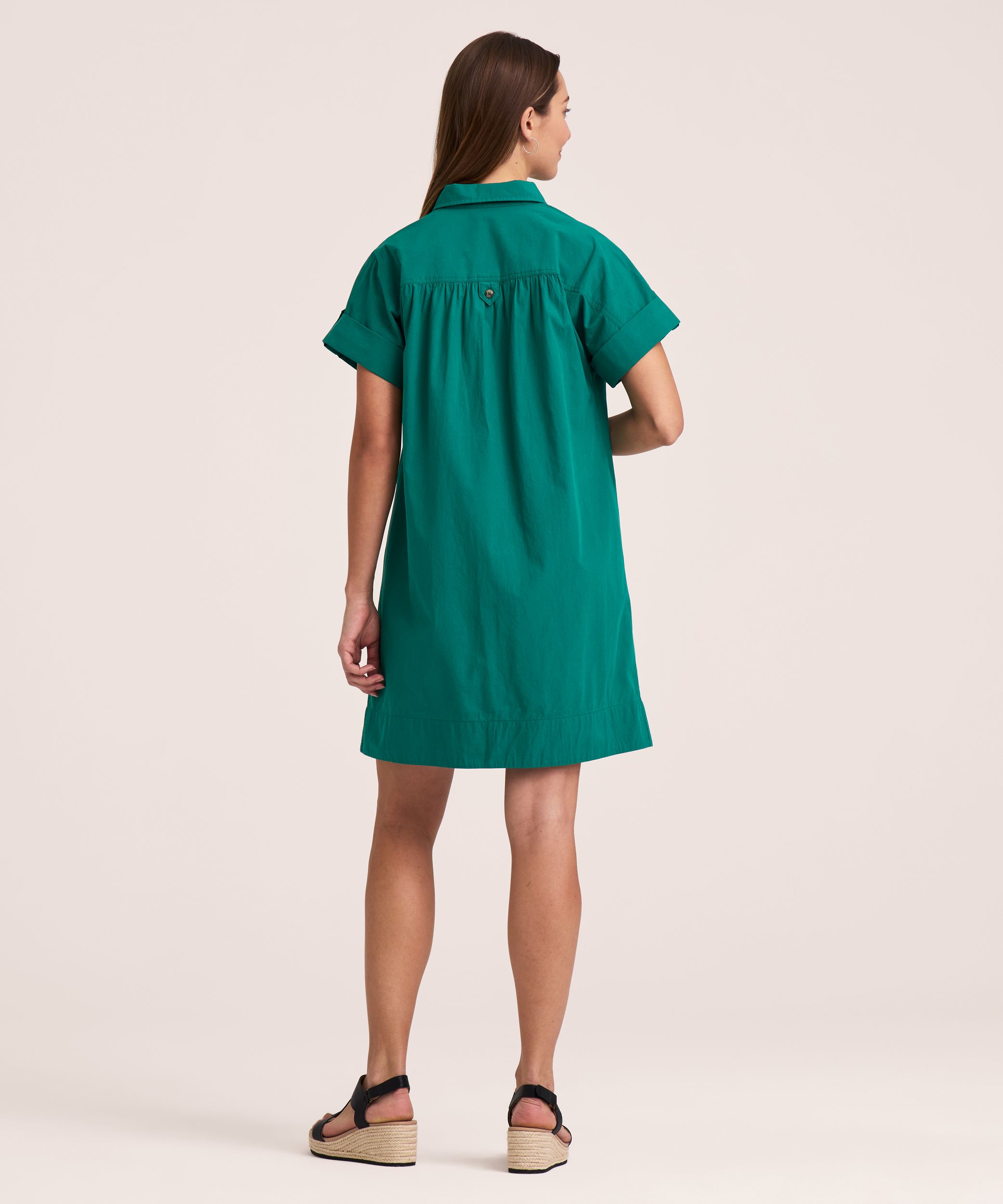 Denver Hayes Women's Textured mini Shirt Dress