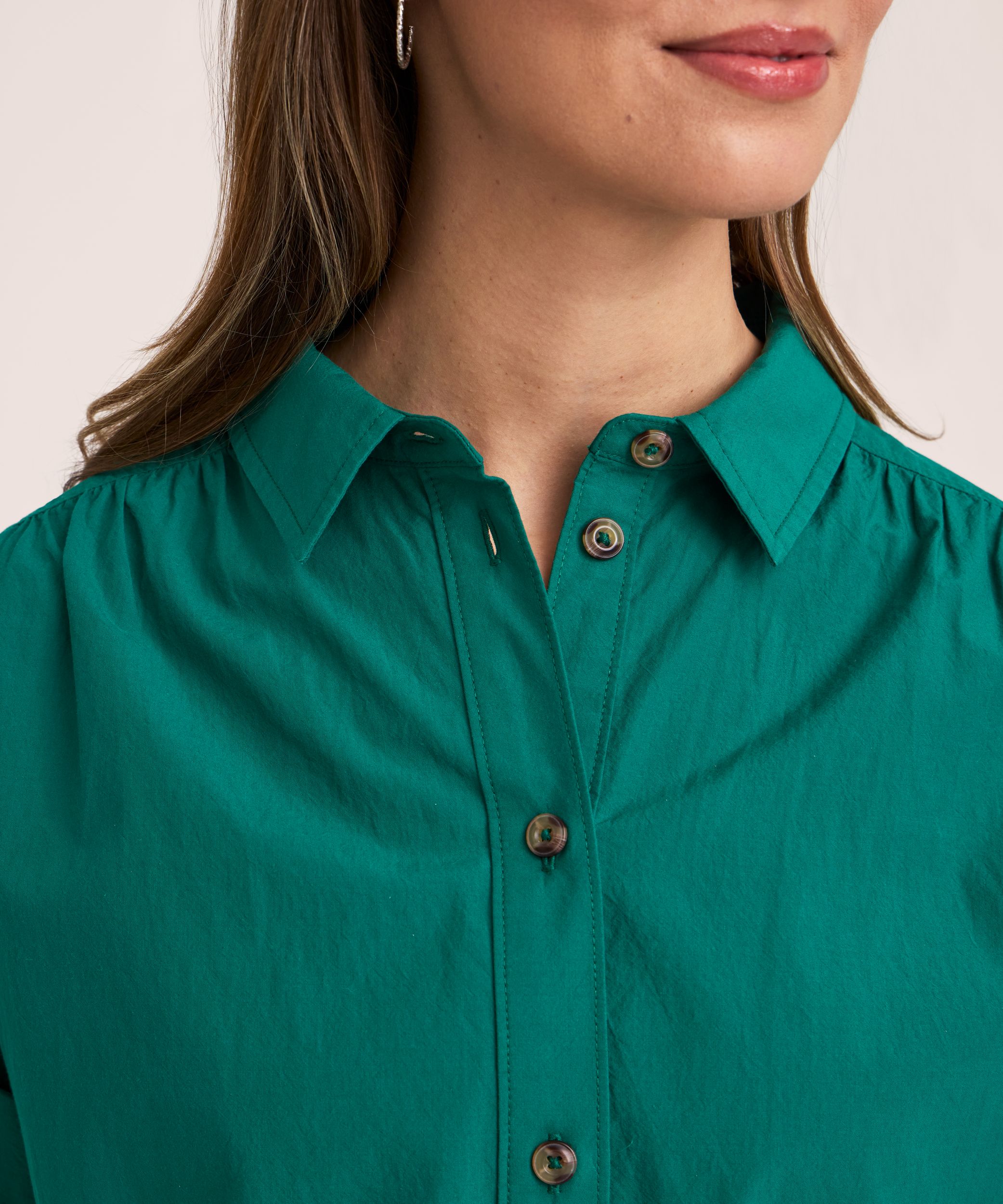 Denver Hayes Women's Textured mini Shirt Dress