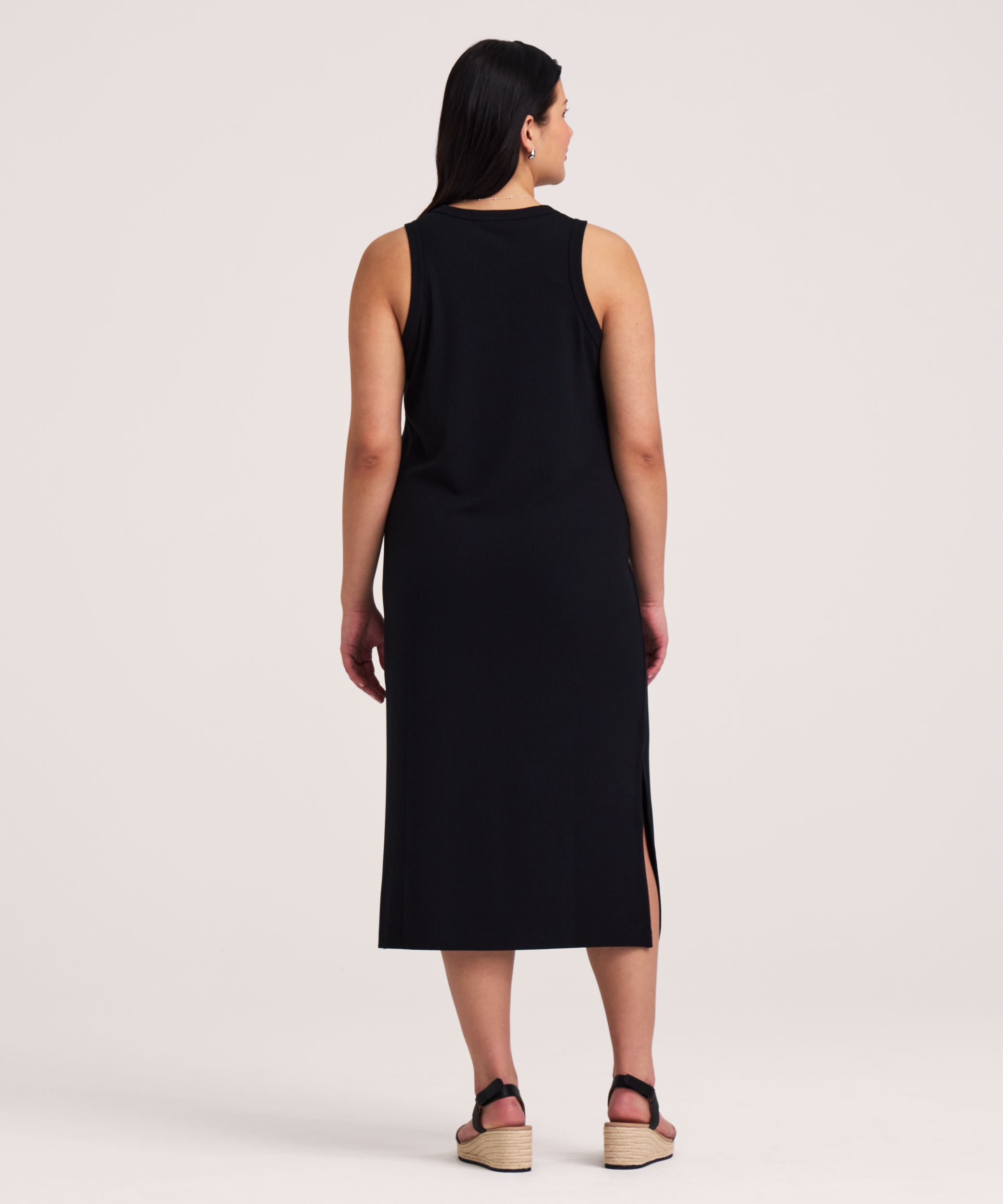 Denver Hayes Women's Rib Knit Body Con Dress