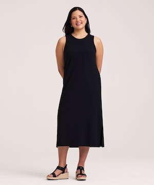 Denver Hayes Women's Rib Knit Body Con Dress