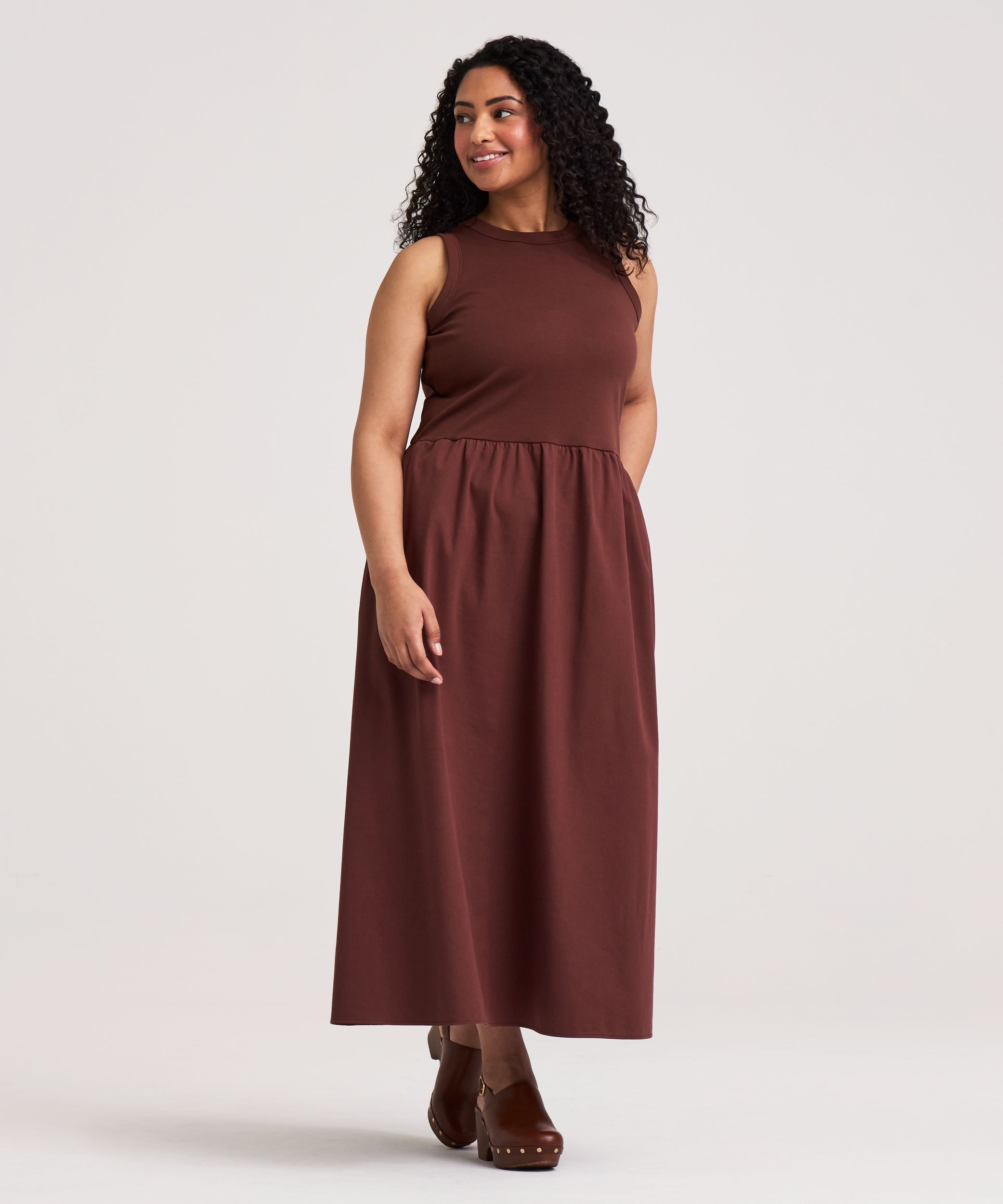 Robe en textiles mixtes pour femmes, Denver Hayes