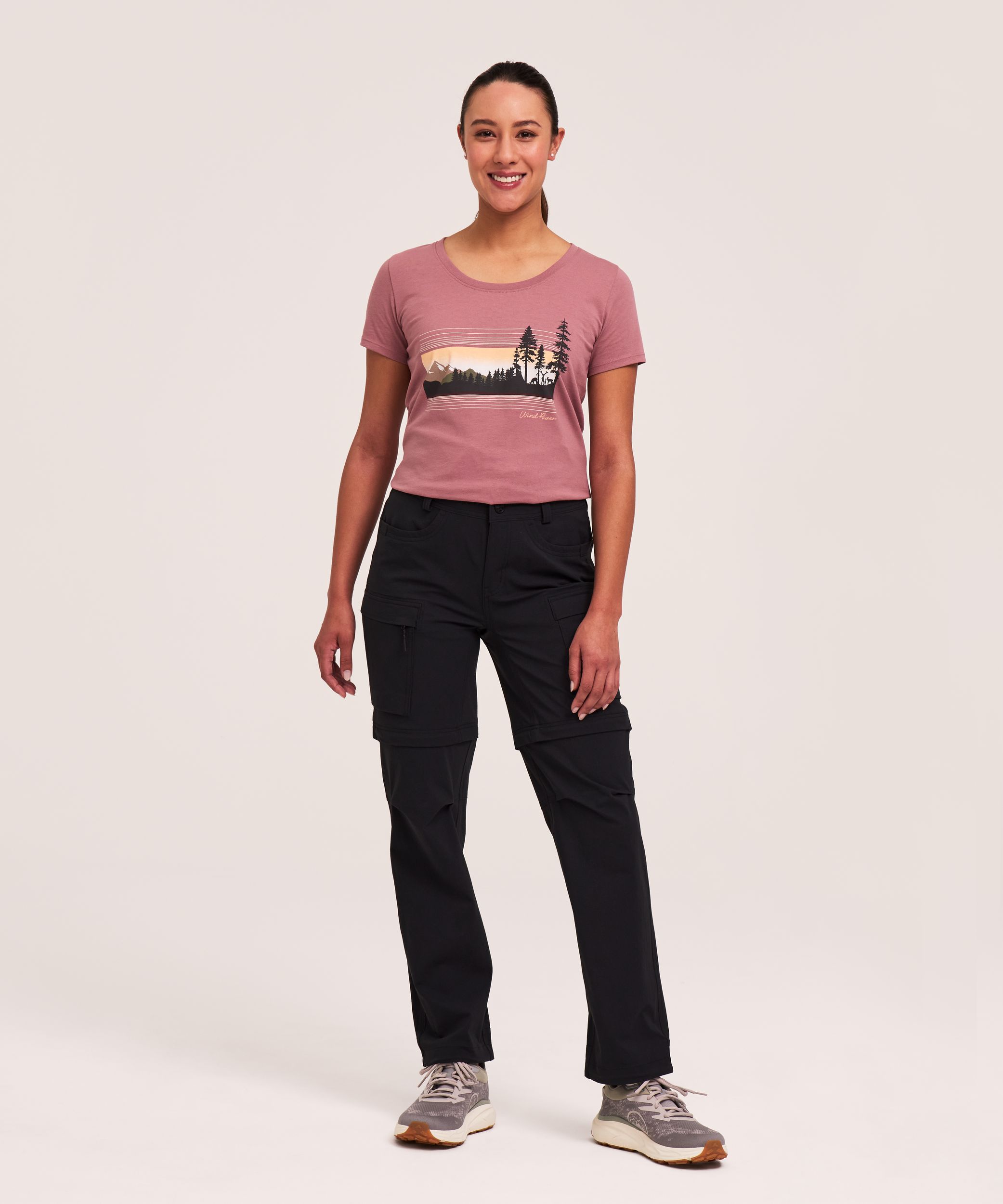 WindRiver Women's Hyper Dri and UPF Zip Off Pants