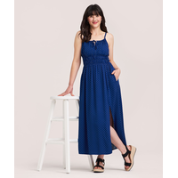 Robe débardeur froncée à la taille pour femmes, Denver Hayes