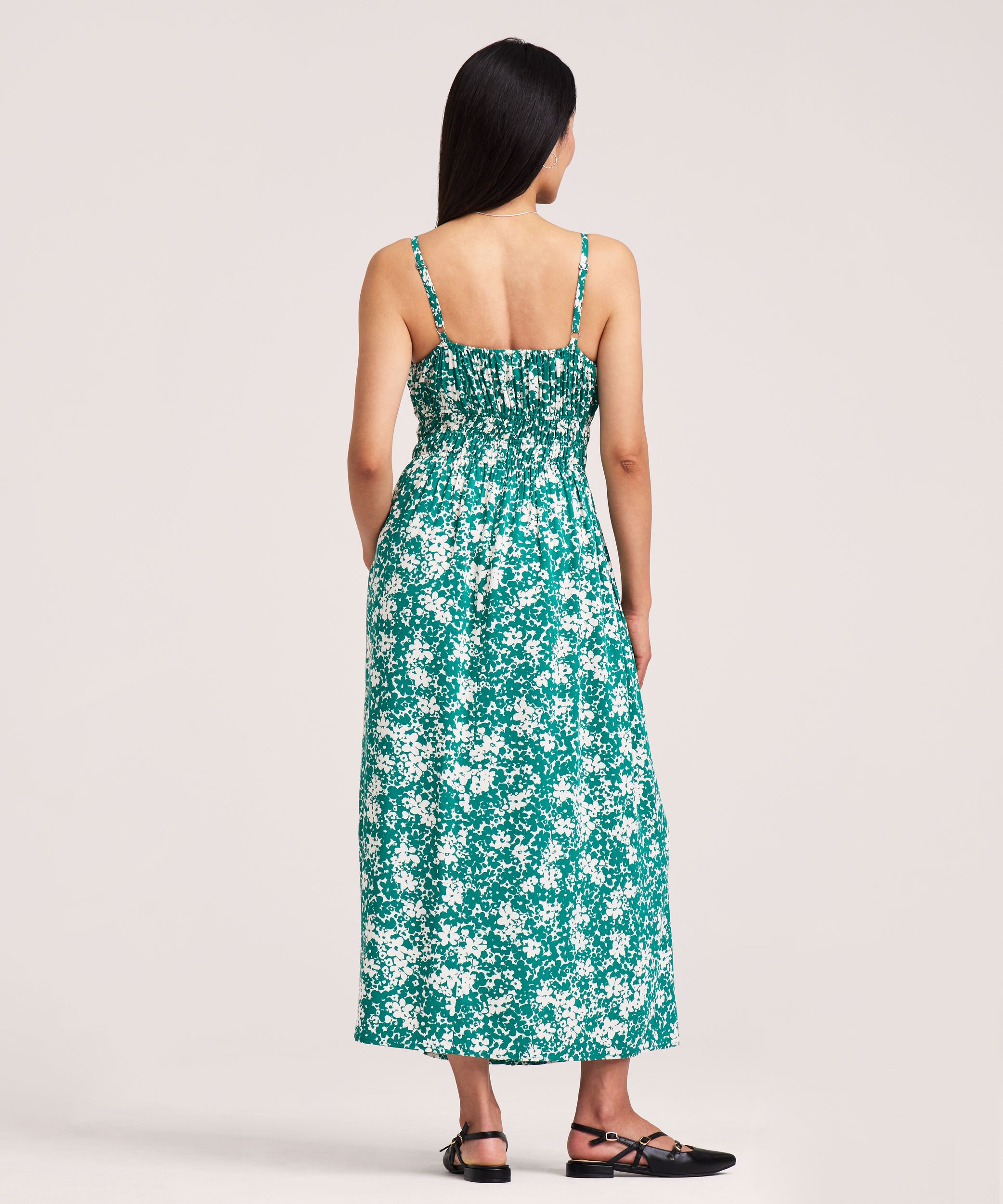 Robe débardeur froncée à la taille pour femmes, Denver Hayes