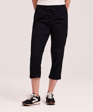 Capri court en toile extensible à enfiler pour femmes, Denver Hayes