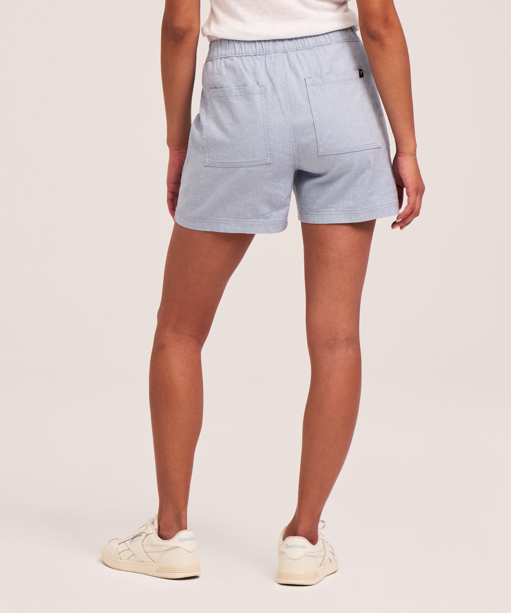 Denver Hayes Women's Pull-On Linen Blend Shorts