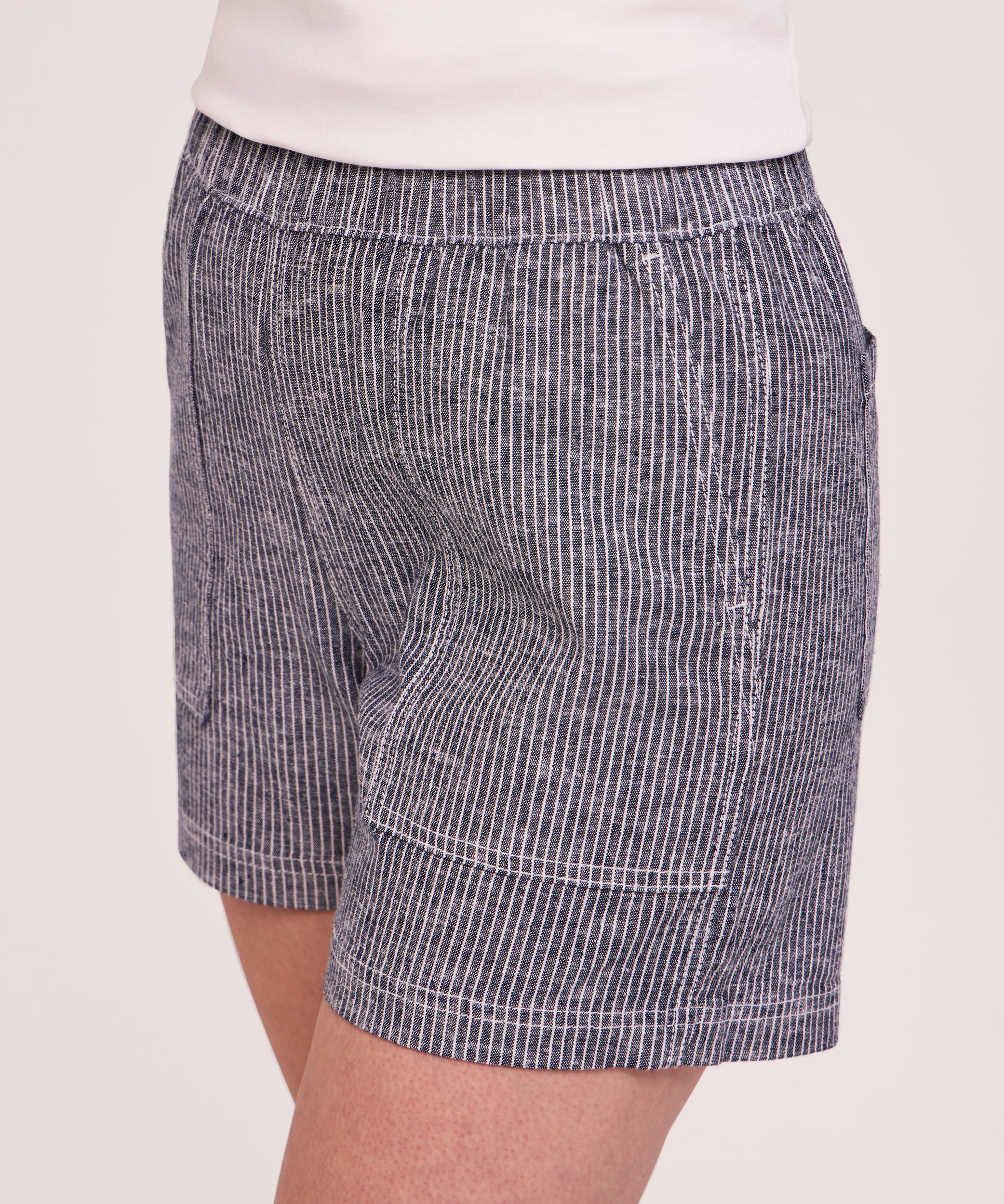 Denver Hayes Women's Pull-On Linen Blend Shorts
