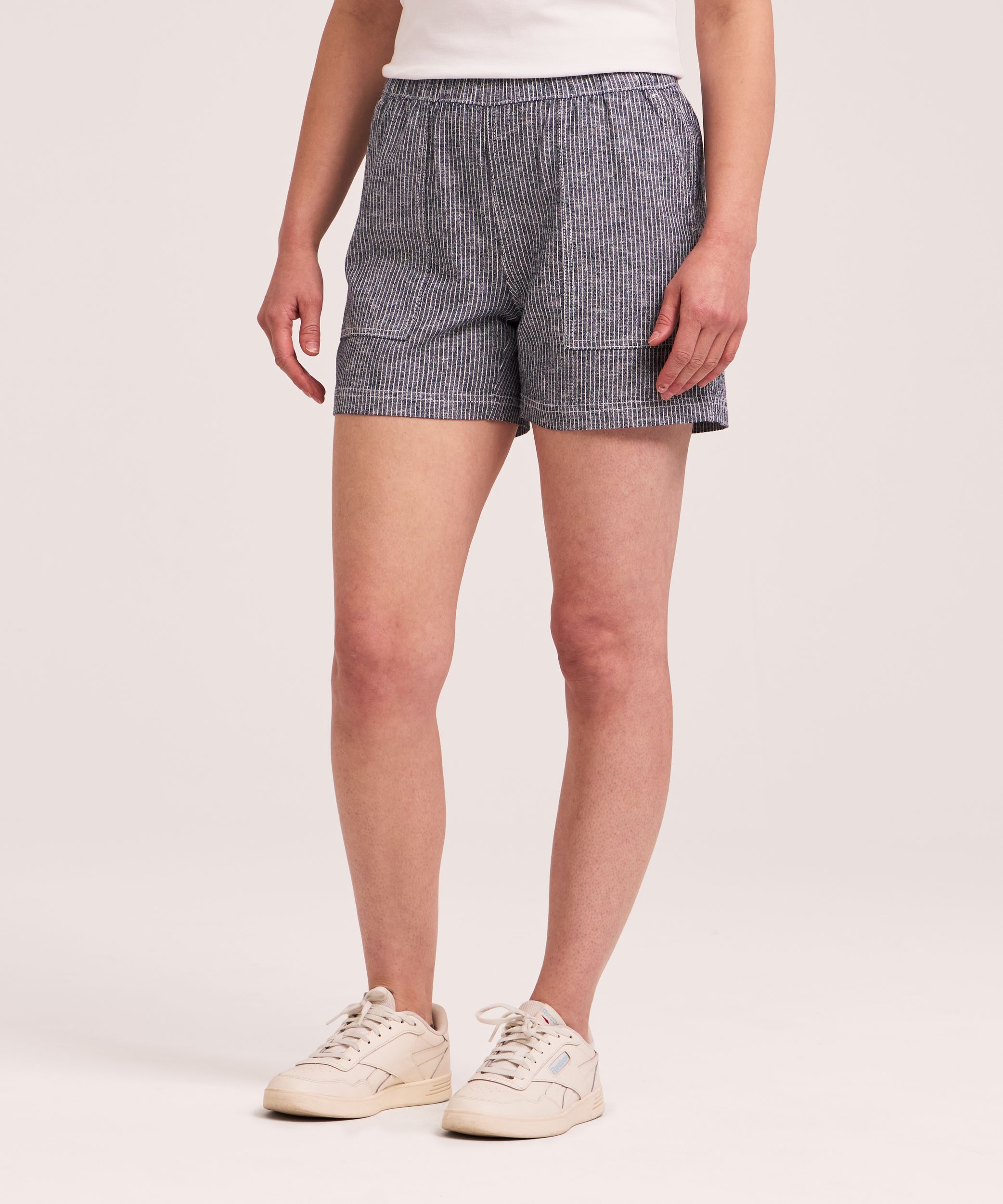 Denver Hayes Women's Pull-On Linen Blend Shorts