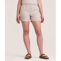 Denver Hayes Women's Pull-On Linen Blend Shorts