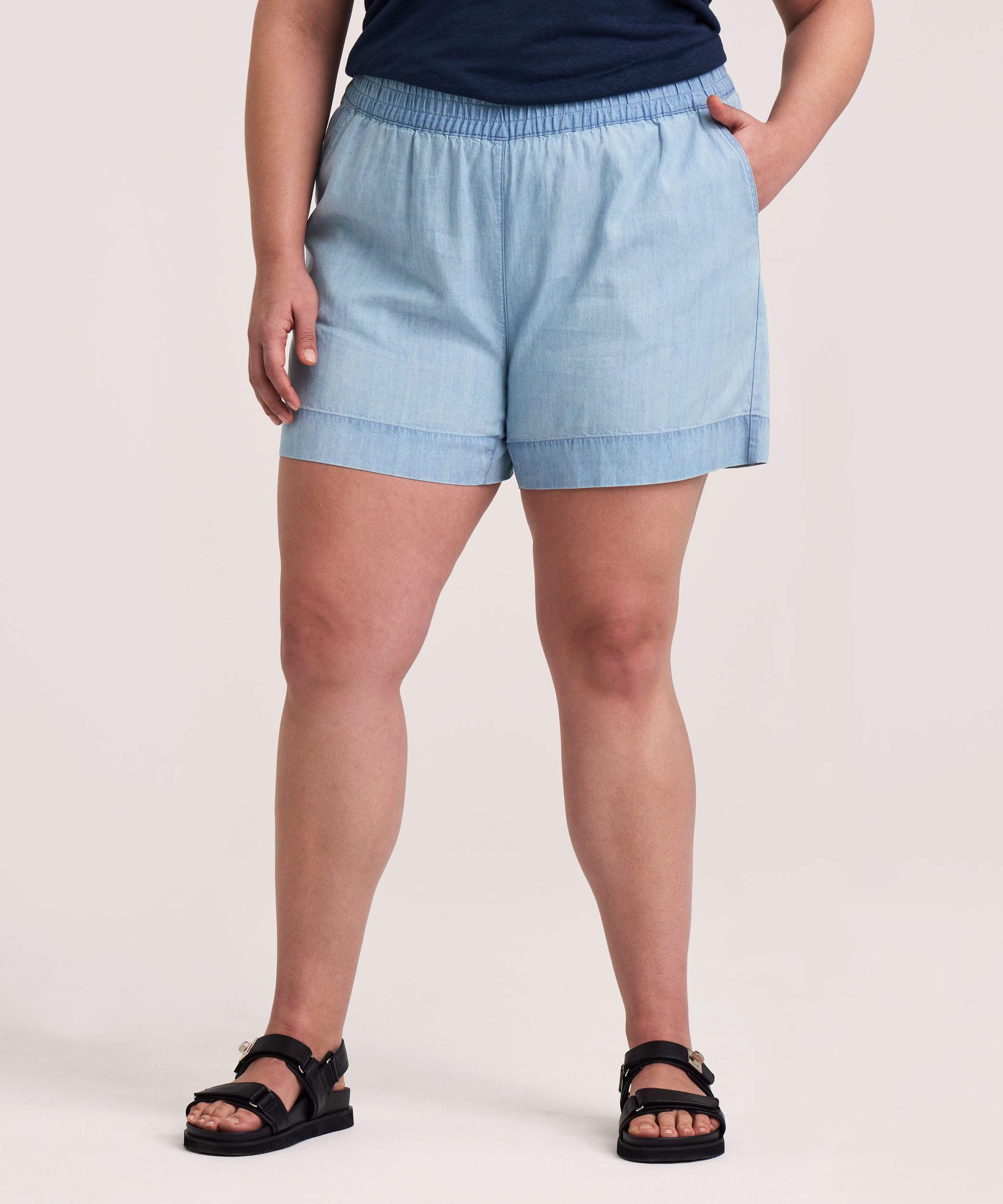Short à enfiler en Tencel pour femmes, Denver Hayes