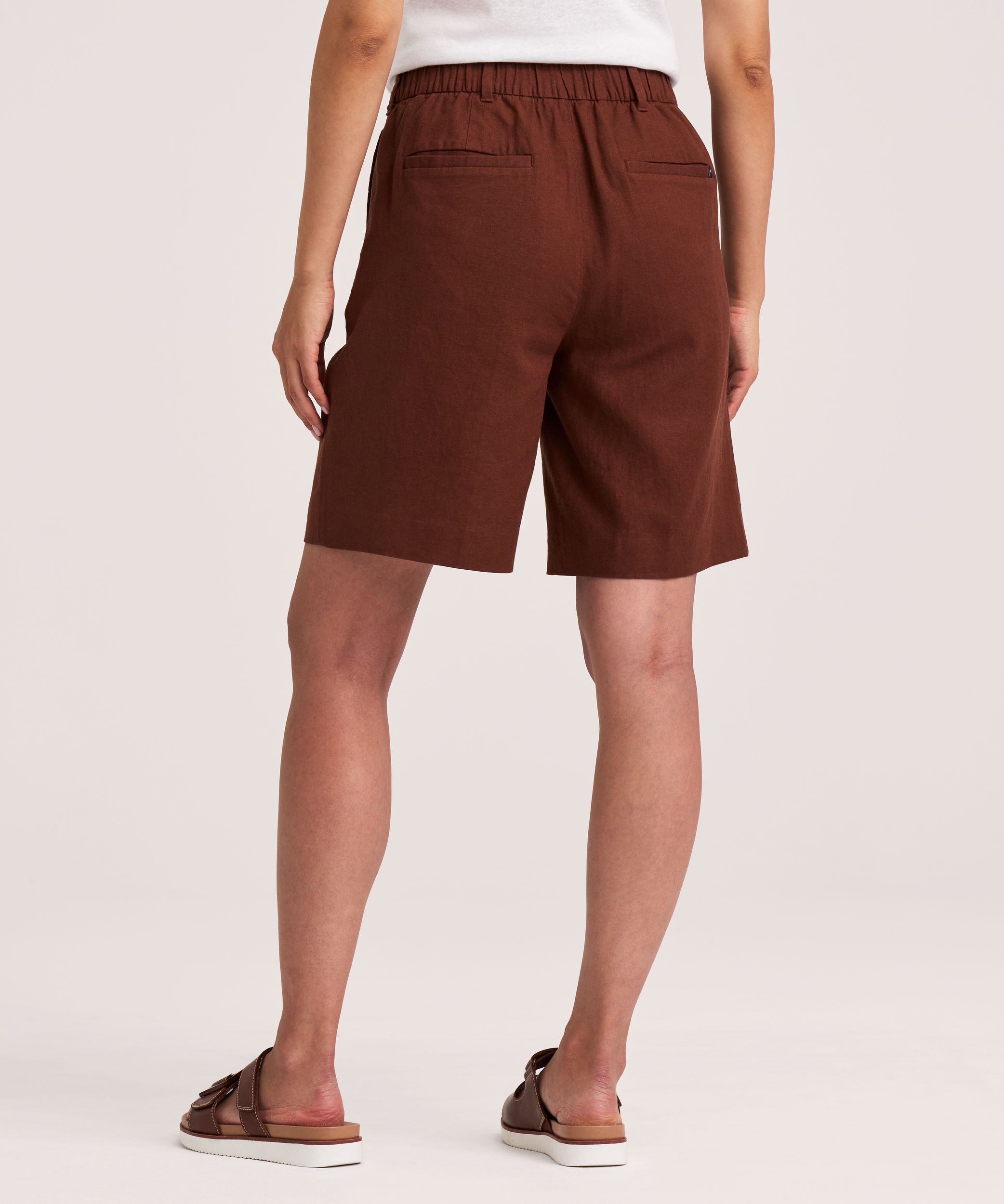 Denver Hayes Women's Blend Pleated Bermuda Shorts
