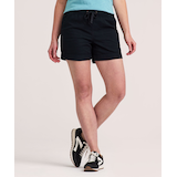 Denver Hayes Women's Women's Pull-On Stretch Canvas Short Front_Flat