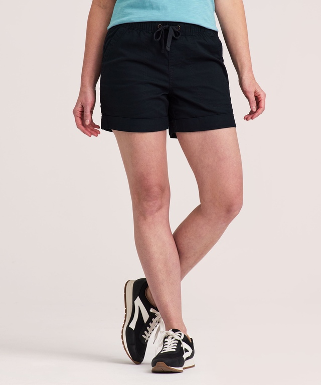 Denver Hayes Women's Women's Pull-On Stretch Canvas Short