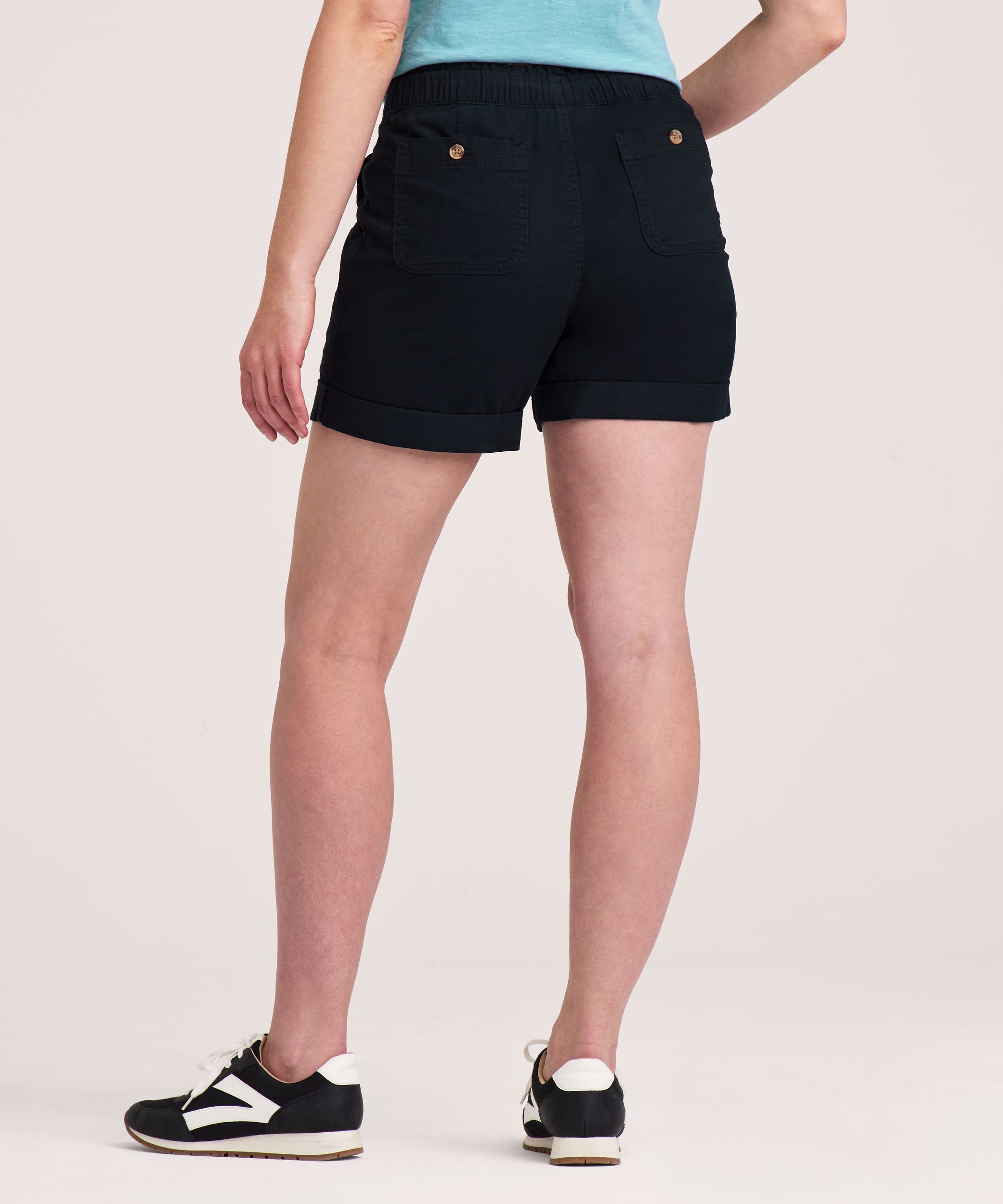 Denver Hayes Women's Women's Pull-On Stretch Canvas Short