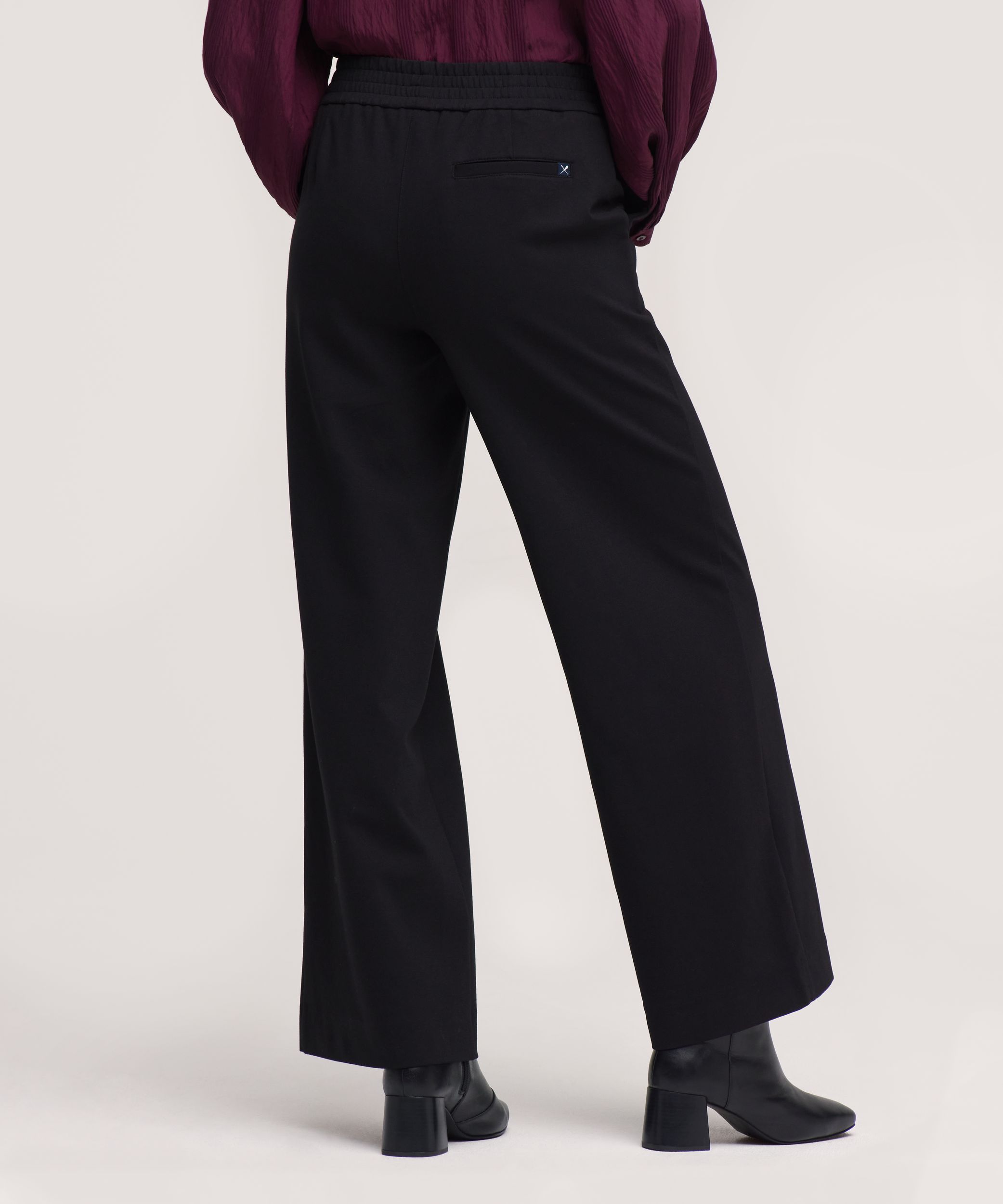 Pantalon facile à enfiler à jambe large pour femmes, Denver Hayes