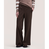 Pantalon facile à enfiler en tricot à jambe large et à motif pour femmes, Denver Hayes