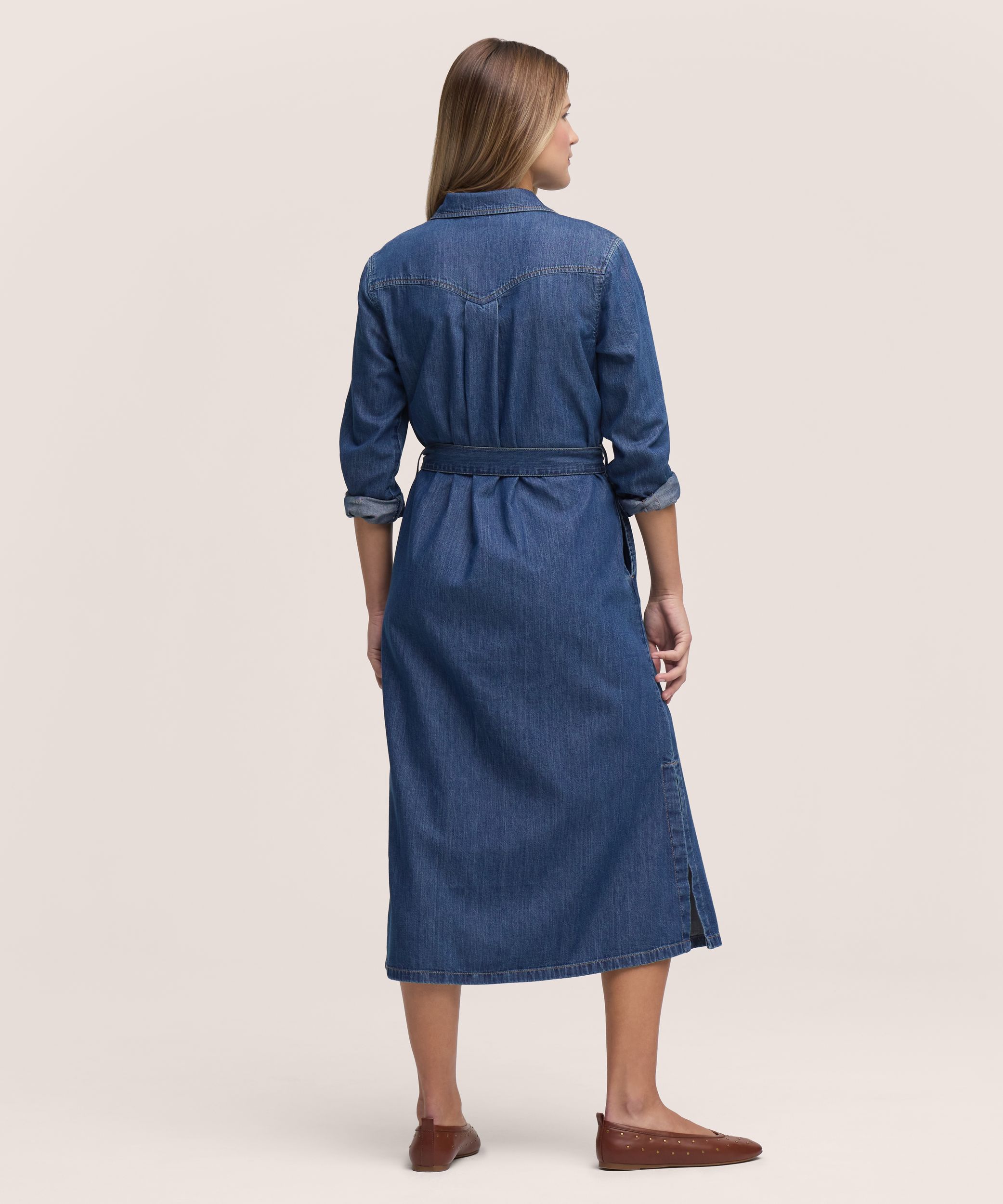 Denver Hayes Women's Denim Shirt Dress
