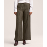 Pantalon en sergé doux à enfiler pour femmes, Denver Hayes Front_Flat