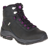 Merrell Women's Vego Mid Length Leather Waterproof Hiking Boots Front_Three_Fourths_Angled_Right