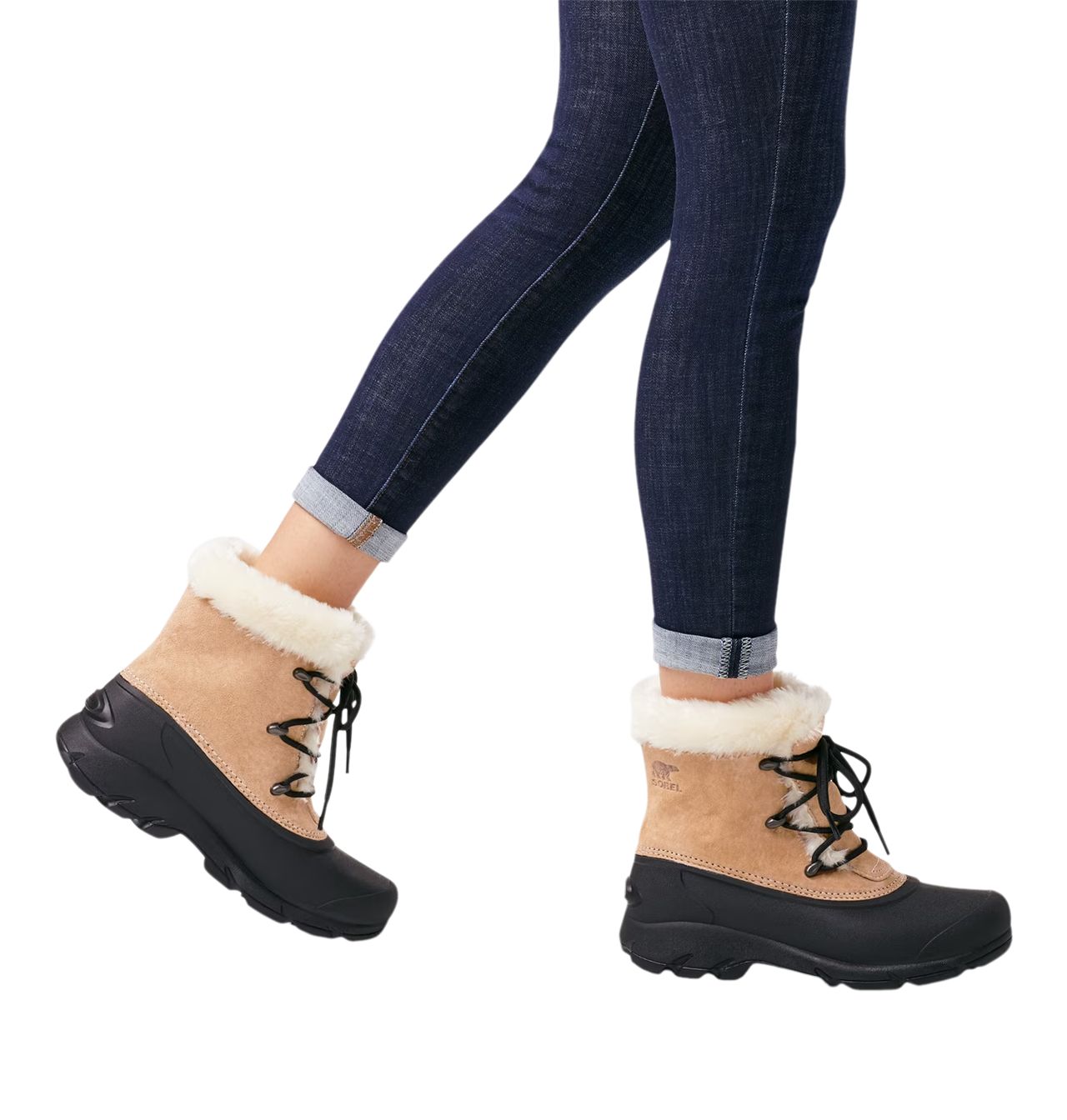 Sorel Women's Snow Angel Lace Waterproof Suede Winter Boots