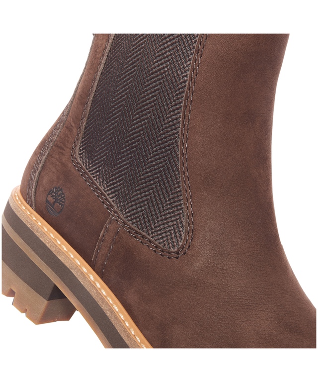 Timberland Women's Courmayeur Valley Leather Chelsea Boots Marks
