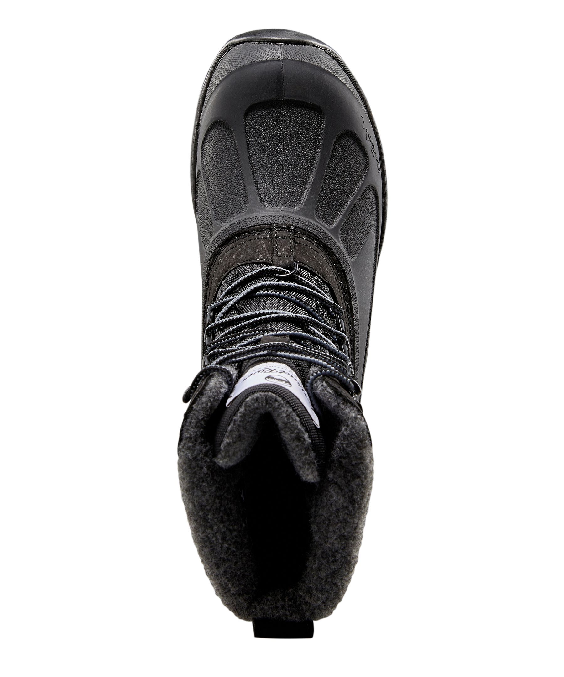 WindRiver Women's Blackcomb IceFX Water Repellent Lace Up Winter Boots - Black