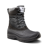 WindRiver Women's Blackcomb IceFX Water Repellent Lace Up Winter Boots - Black Front_Three_Fourths_Angled_Right