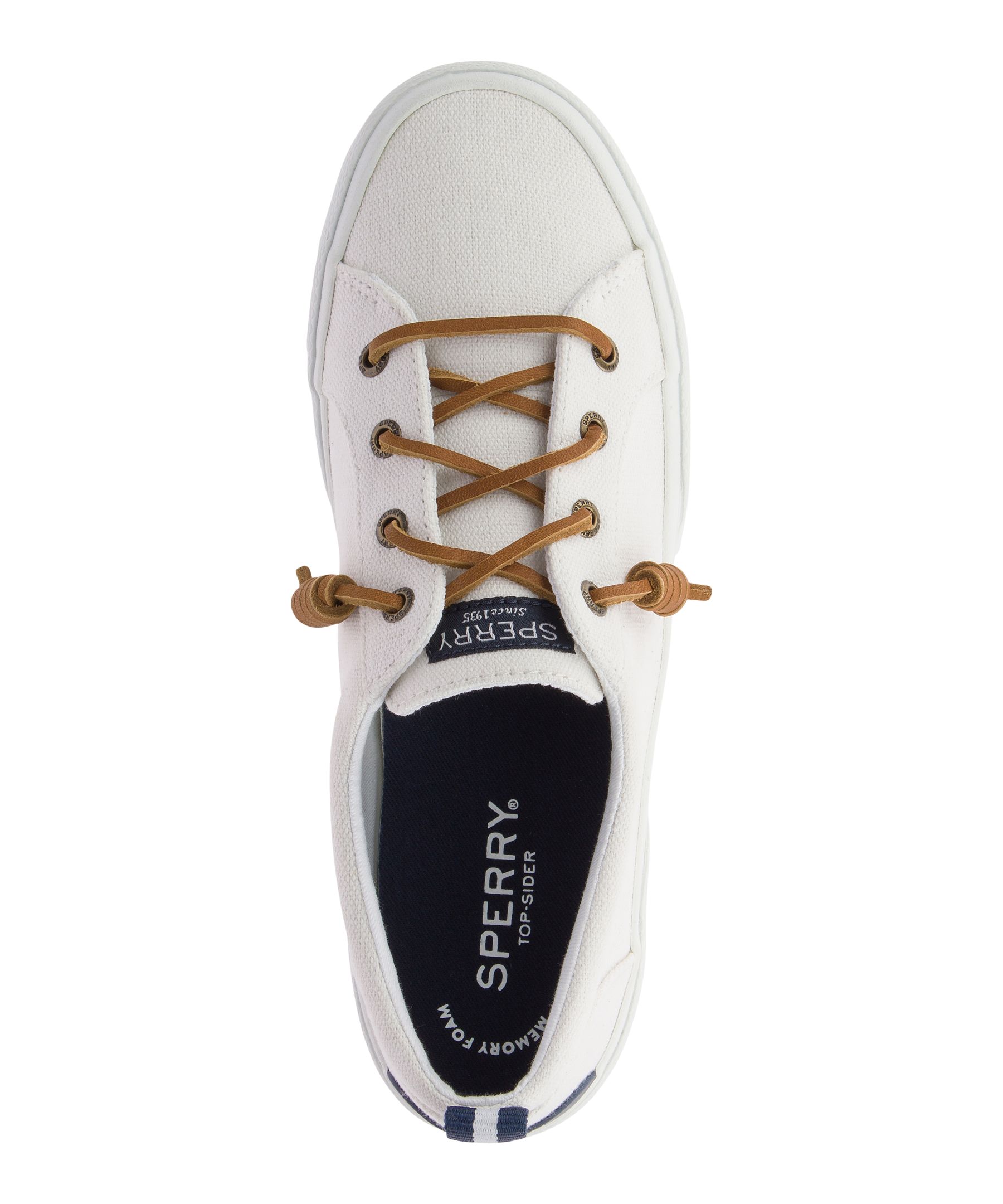 Chaussures de sport à laçage intégral et à pointe unie pour femmes, Sperry, Pier Wave