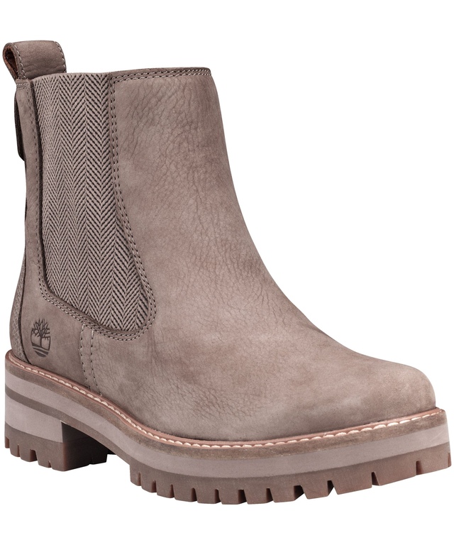 Timberland Women's Courmayeur Valley Leather Chelsea Boots - Taupe