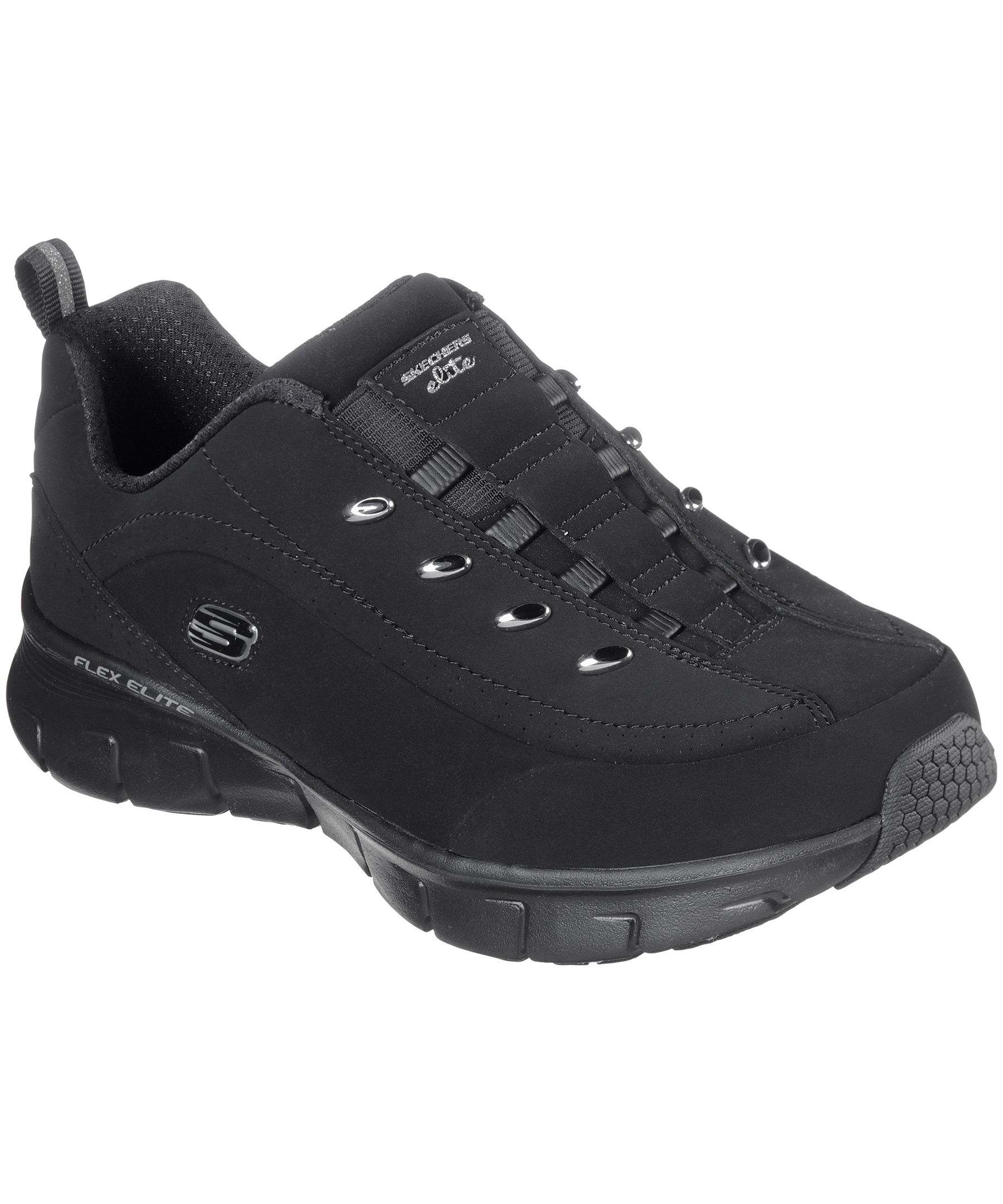 Skechers Women's Synergy Sneaker Wide Black Mark's