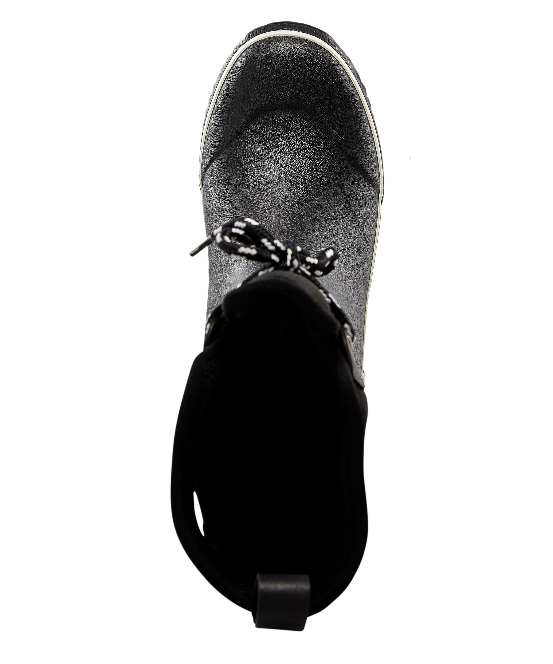 WindRiver Women's Hurricane Waterproof Mid Lace Up Neoprene Rain Boots - Black