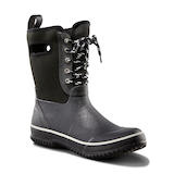 Bottes de pluie mi-hautes étanches à l'eau à lacets et avec néoprène pour femmes, Hurricane, WindRiver Front_Three_Fourths_Angled_Right