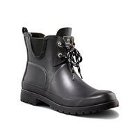 WindRiver Women's Poppy II Waterproof Rubber Rain Boots Front_Three_Fourths_Angled_Right