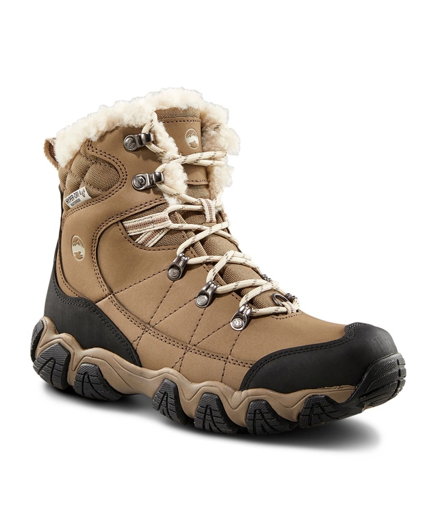 WindRiver Women's Retallack Waterproof Hyper Dri 3 Winter Hikers Wide - Taupe
