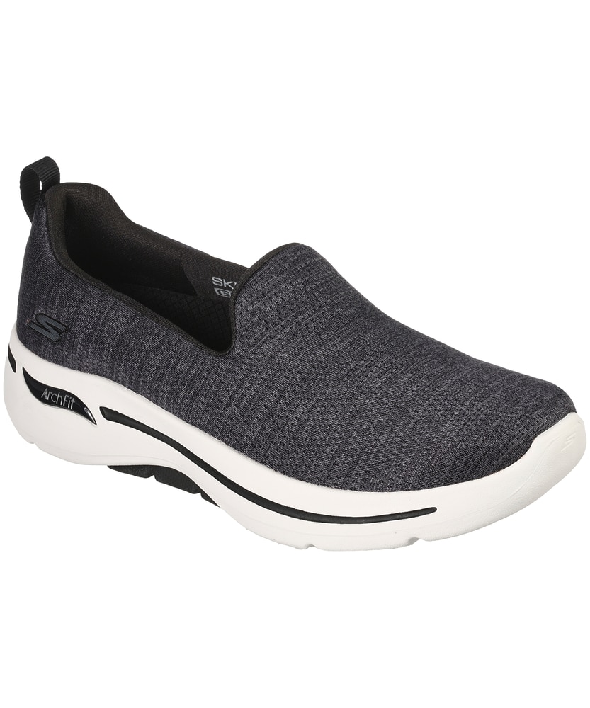 Skechers Womens Knit Fitness Athletic and Training Shoes B/W 6 Medium (B,M)  Black : : Clothing, Shoes & Accessories